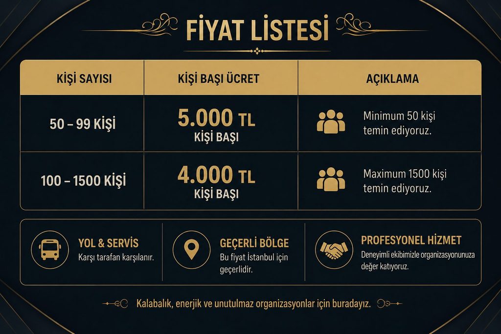Düğün İçin Ekstra Misafir ve Davetli Kiralama